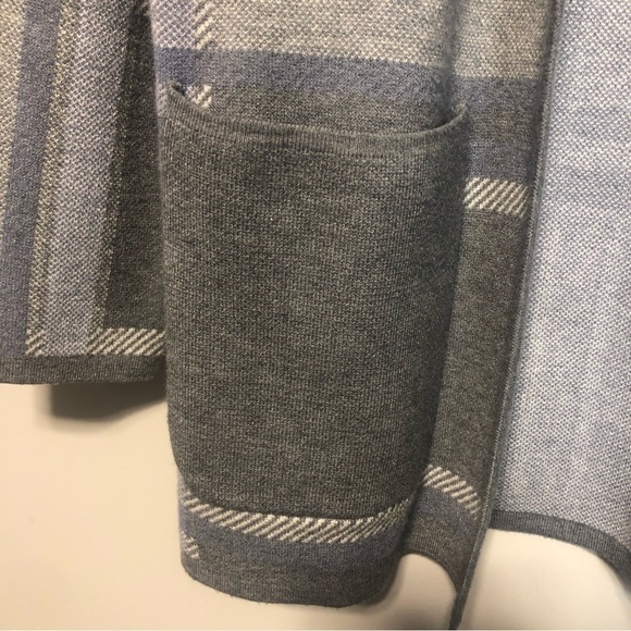 Parkhurst Open Front Plaid Cardigan, size S - Picture 3 of 10